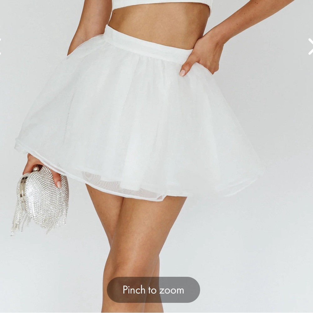 White Mini Skirt